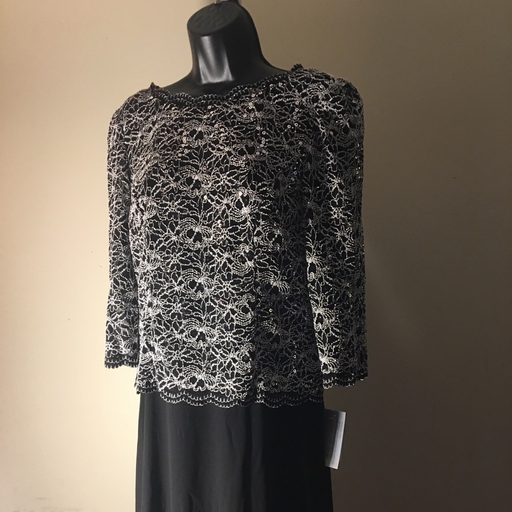 Alex Evenings Women’s Long Mock Dress